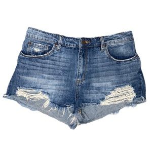 BP distressed jean shorts. Size 30.